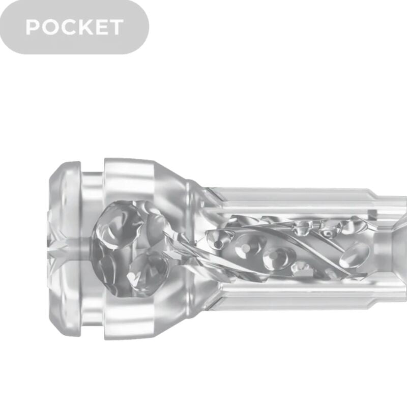 KIIROO FEEL POCKET STROKER CRYSTAL BY KIIROO TRANSPARENT