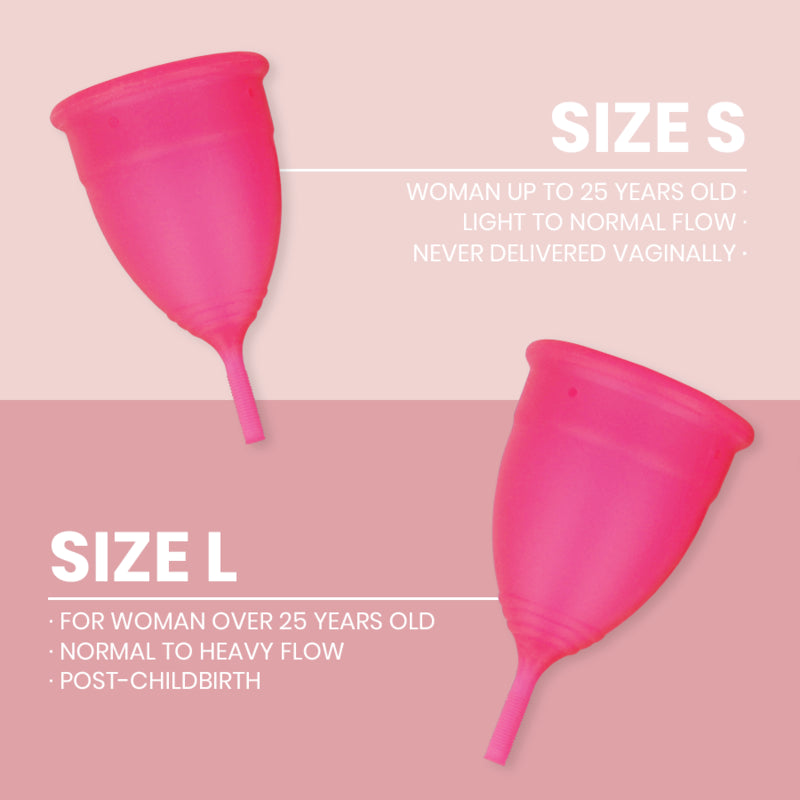 INTIMICHIC MENSTRUAL CUP MEDICAL GRADE SILICONE SIZE S