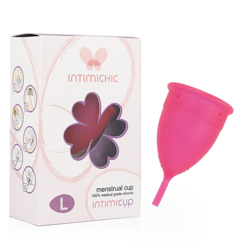 INTIMICHIC MENSTRUAL CUP MEDICAL GRADE SILICONE SIZE L