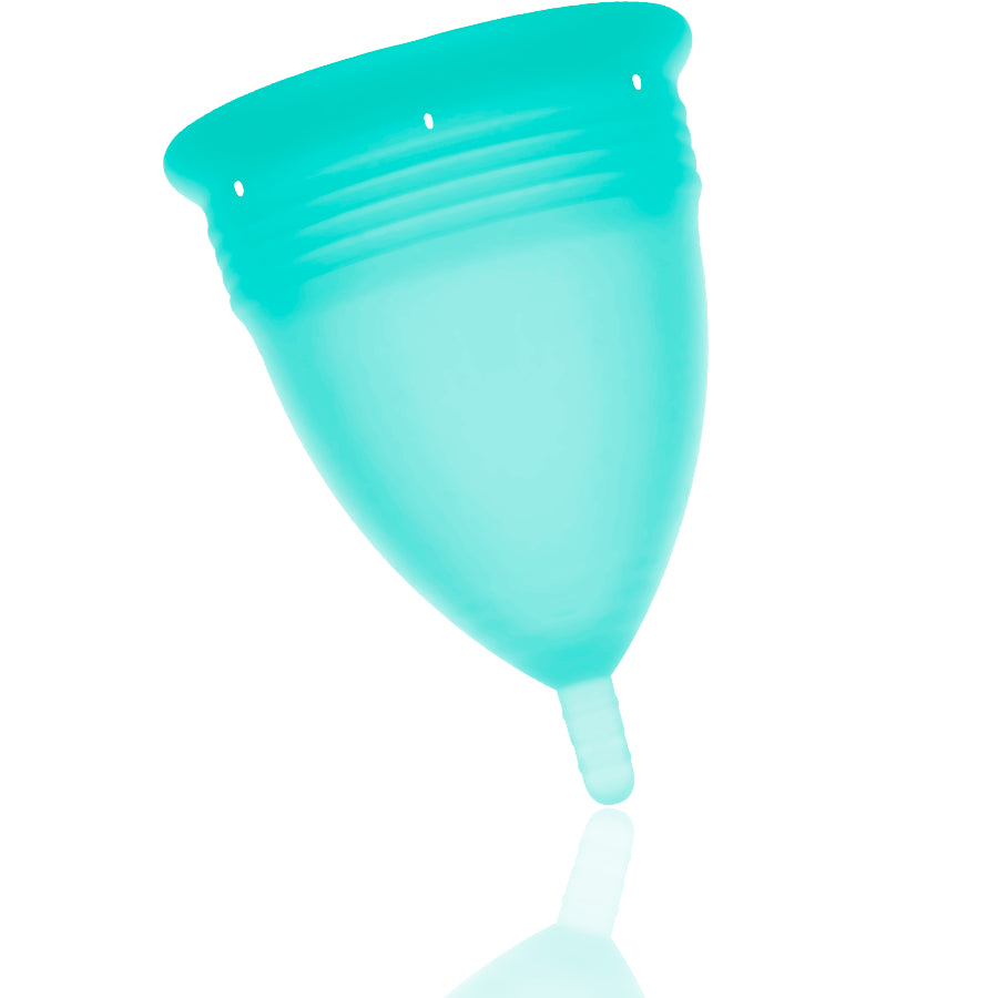 STERCUP FDA SILICONE MENSTRUAL CUP AQUAMARINE SIZE L