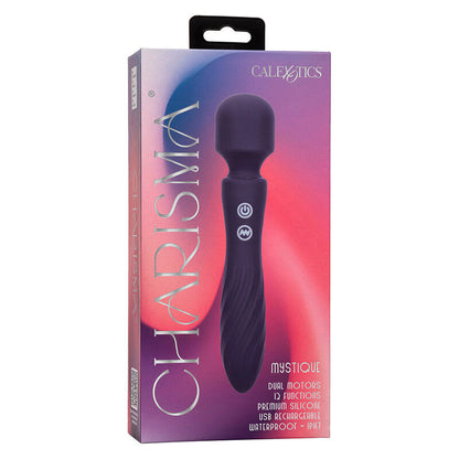 CALEXOTICS CHARISMA MYSTIQUE MASSAGER DUAL MOTORS 12 FUNCTIONS 205 CM X 45 CM PURPLE