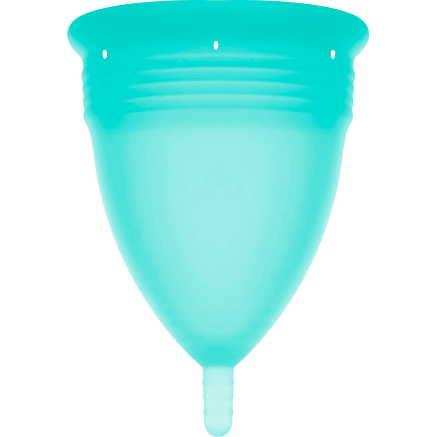 STERCUP FDA SILICONE MENSTRUAL CUP AQUAMARINE SIZE L