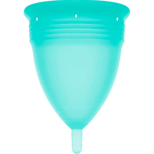 STERCUP FDA SILICONE MENSTRUAL CUP AQUAMARINE SIZE L