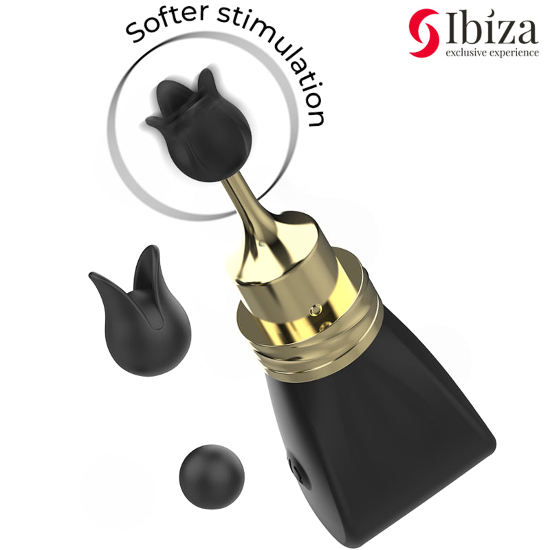 IBIZA CLIT STIMULATOR 3 HEADS BOW