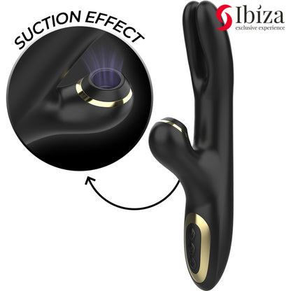 IBIZA DOUBLE VIBRATOR CLAMPING BLACK