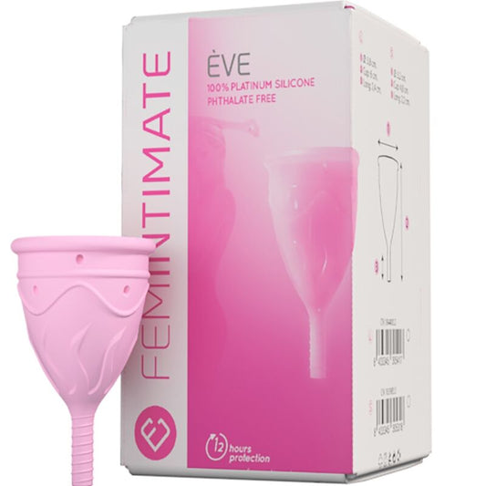 FEMINTIMATE EVE SILICONE MENSTRUAL CUP SIZE L