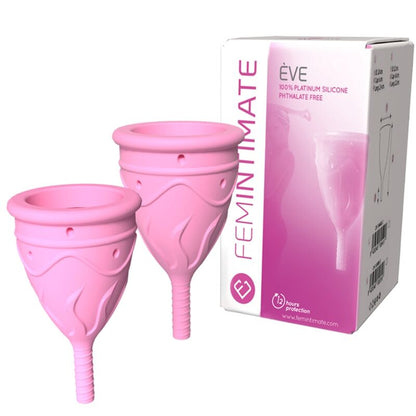 FEMINTIMATE EVE SILICONE MENSTRUAL CUP SIZE L