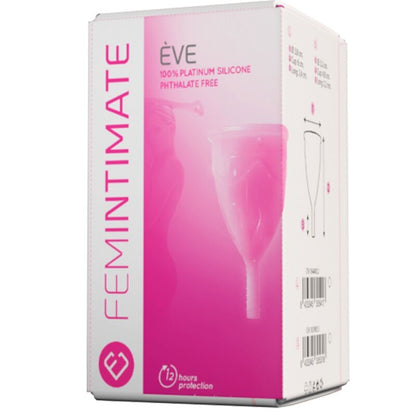 FEMINTIMATE EVE SILICONE MENSTRUAL CUP SIZE L