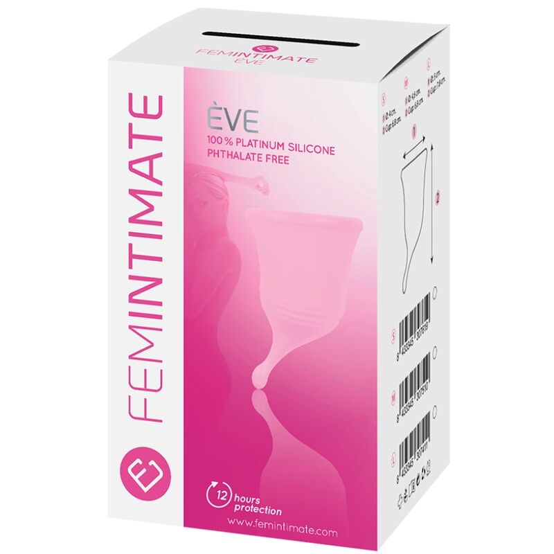 FEMINTIMATE EVE NEW SILICONE MENSTRUAL CUP SIZE L