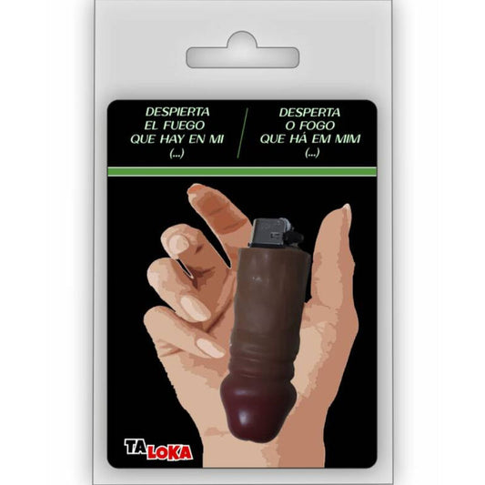 TALOKA FANTASTIC LIGHTER IN THE SHAPE OF A MULATTO COLOR PENIS 100 RECHARGEABLE