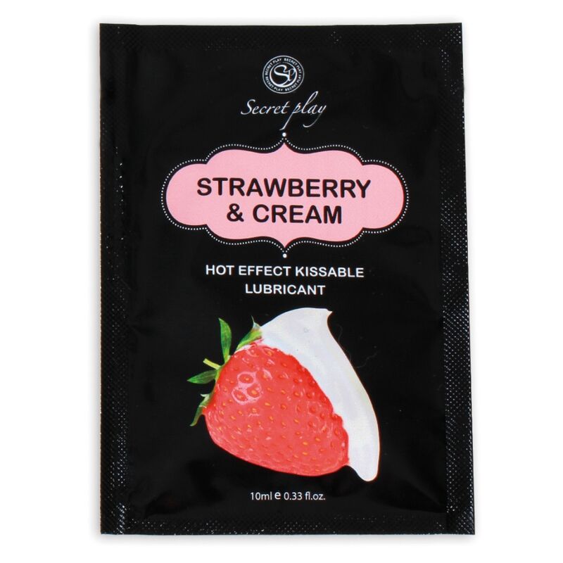 SECRETPLAY SINGLE DOSE LUBRICANT STRAWBERRIES CREAM 10 ML