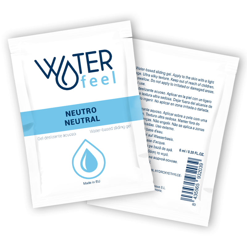 WATERFEEL NEUTRAL WATER BASED SLIDING GEL 6 ML