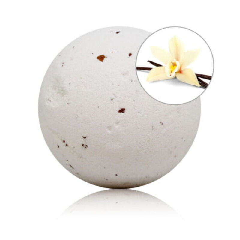 TALOKA VANILLA SCENTED BATH BOMB WITH ROSE PETALS