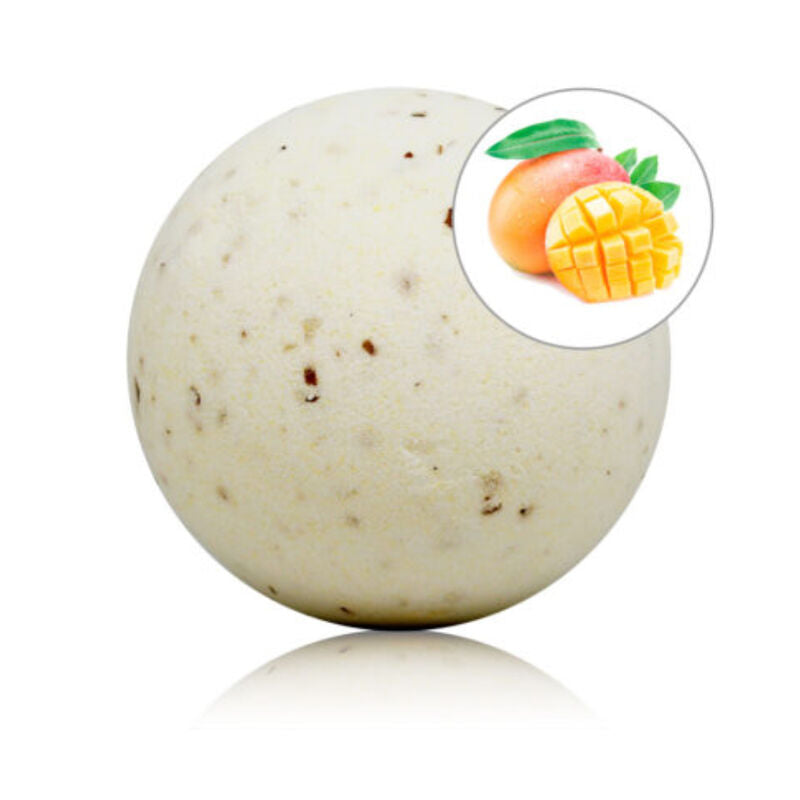 TALOKA MANGO SCENTED BATH BOMB WITH ROSE PETALS