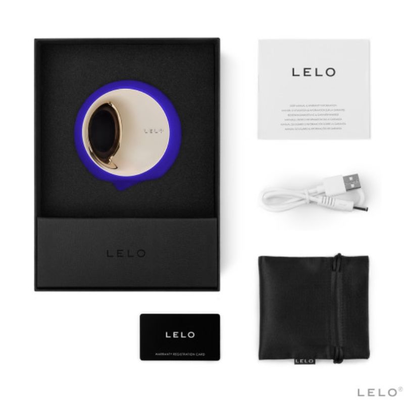 LELO ORA 3 ORAL SEX STIMULATOR MIDNIGHT BLUE