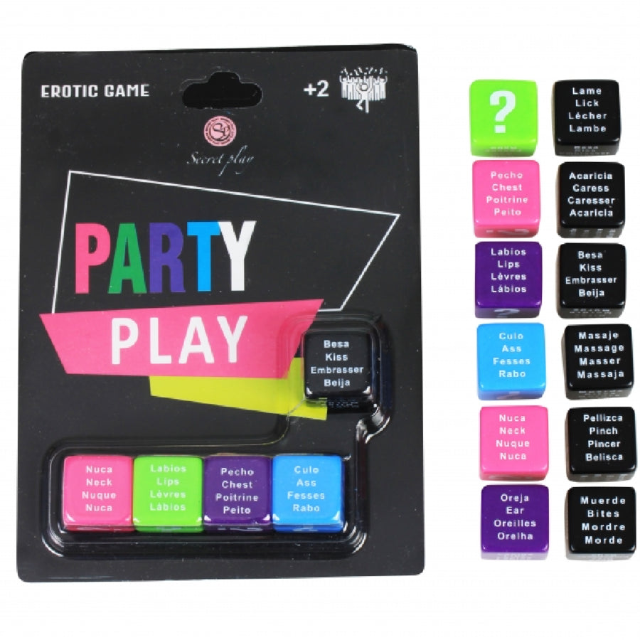 SECRETPLAY GAME PARTY PLAY 5 DICE ES PT EN FR