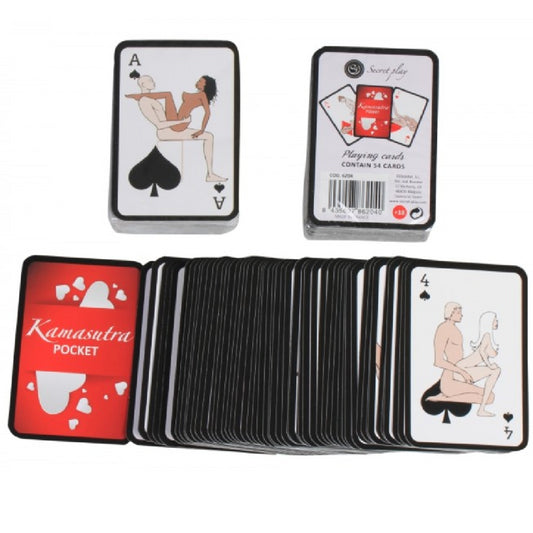 SECRETPLAY POCKET KAMASUTRA PLAYING CARDS ES EN PT IT FR DE