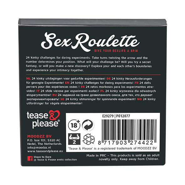 TEASE PLEASE SEX ROULETTE KINKY