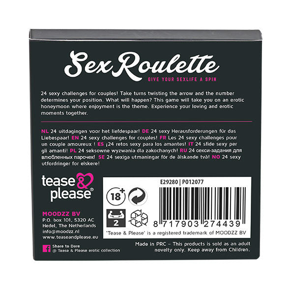 TEASE PLEASE SEX ROULETTE LOVE MARRIAGE