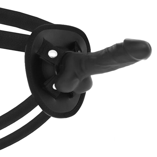 COCK MILLER HARNESS SILICONE DENSITY COCKSIL ARTICULABLE BLACK 13 CM