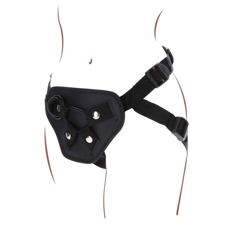 GET REAL STRAP ON DELUXE HARNESS BLACK